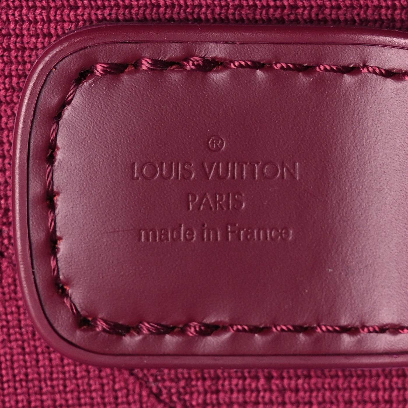 LOUIS VUITTON KNIT MONOGRAM HORIZON SOFT 55 SUITCASE FUCHSIA