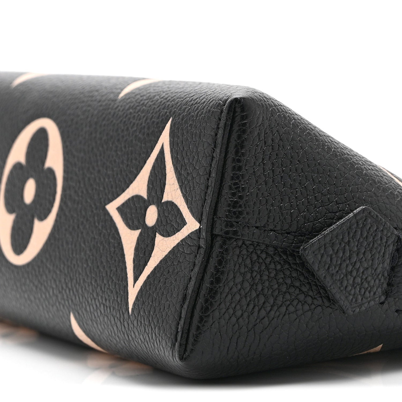 LOUIS VUITTON EMPREINTE MONOGRAM GIANT COSMETIC POUCH BLACK BEIGE