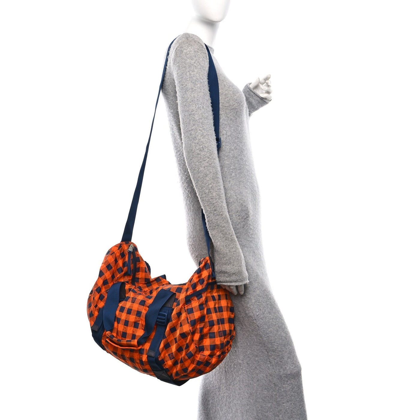 LOUIS VUITTON NYLON DAMIER MASAI ADVENTURE PRACTICAL ORANGE