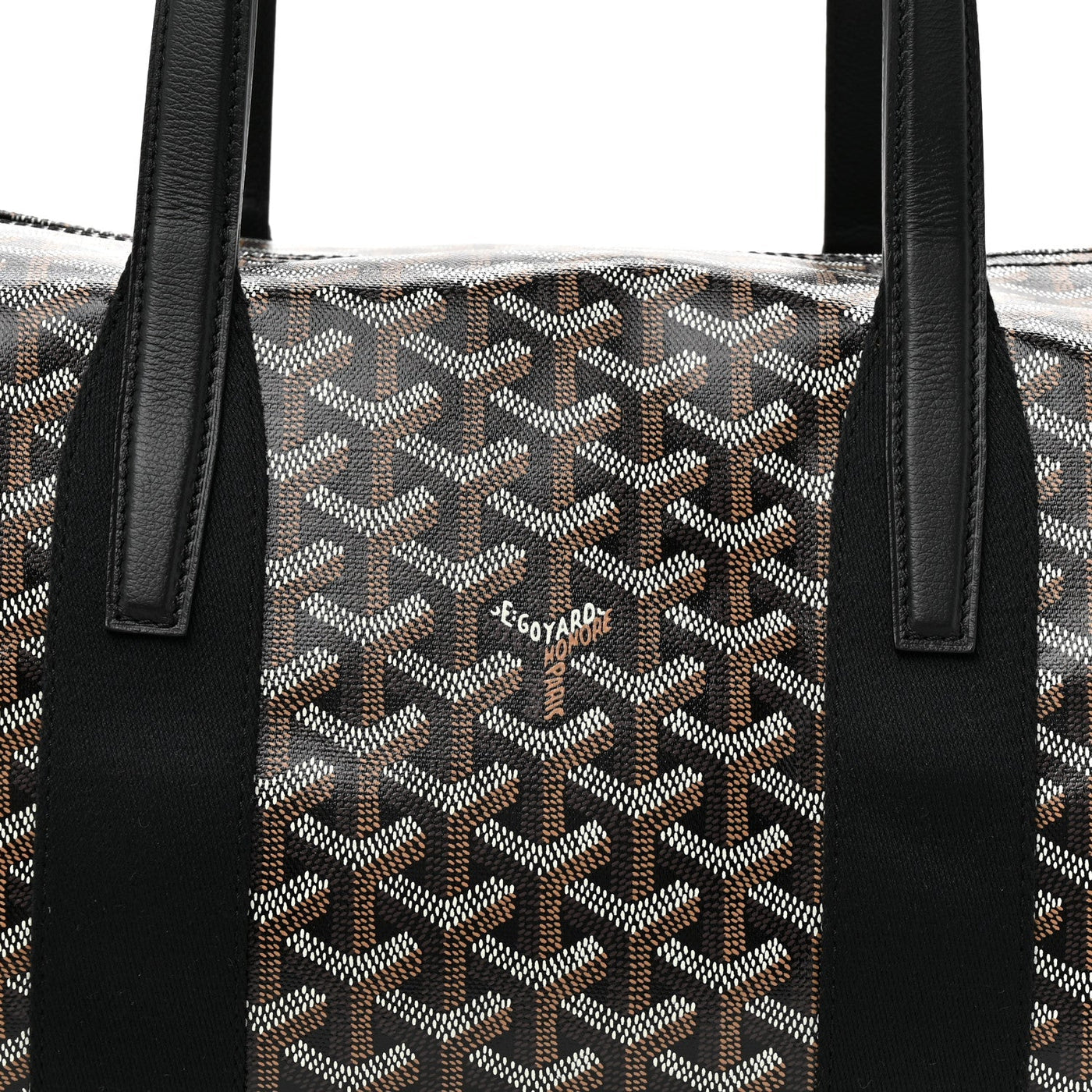 GOYARDINE BARREL 40 SPORTS BAG BLACK
