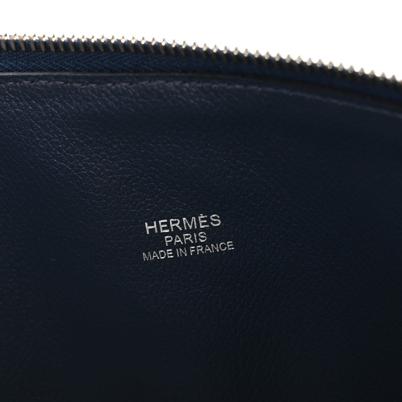 HERMES EVERCOLOR 1923 BOLIDE 45 BASEBALL BAG BLEU DE MALTE BLANC