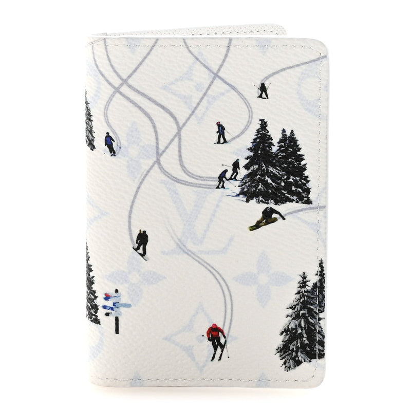 LOUIS VUITTON MONOGRAM SPORTS PASSPORT COVER SKI WHITE