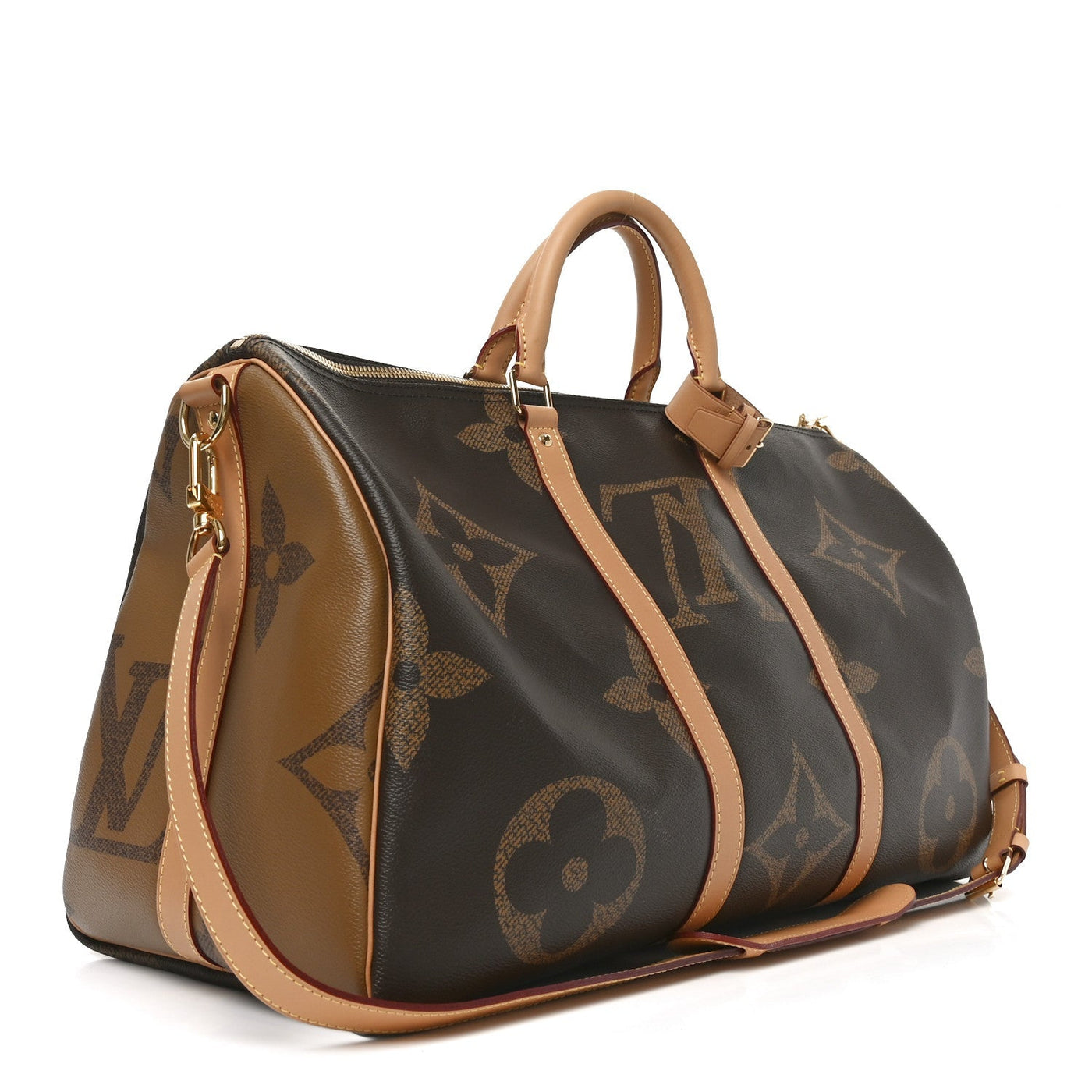 LOUIS VUITTON REVERSE MONOGRAM GIANT KEEPALL BANDOULIERE 50