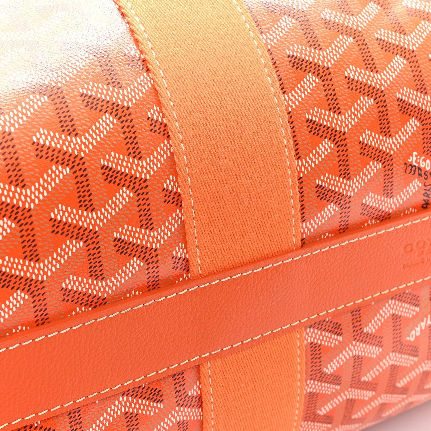 GOYARDINE BARREL 40 SPORTS BAG ORANGE