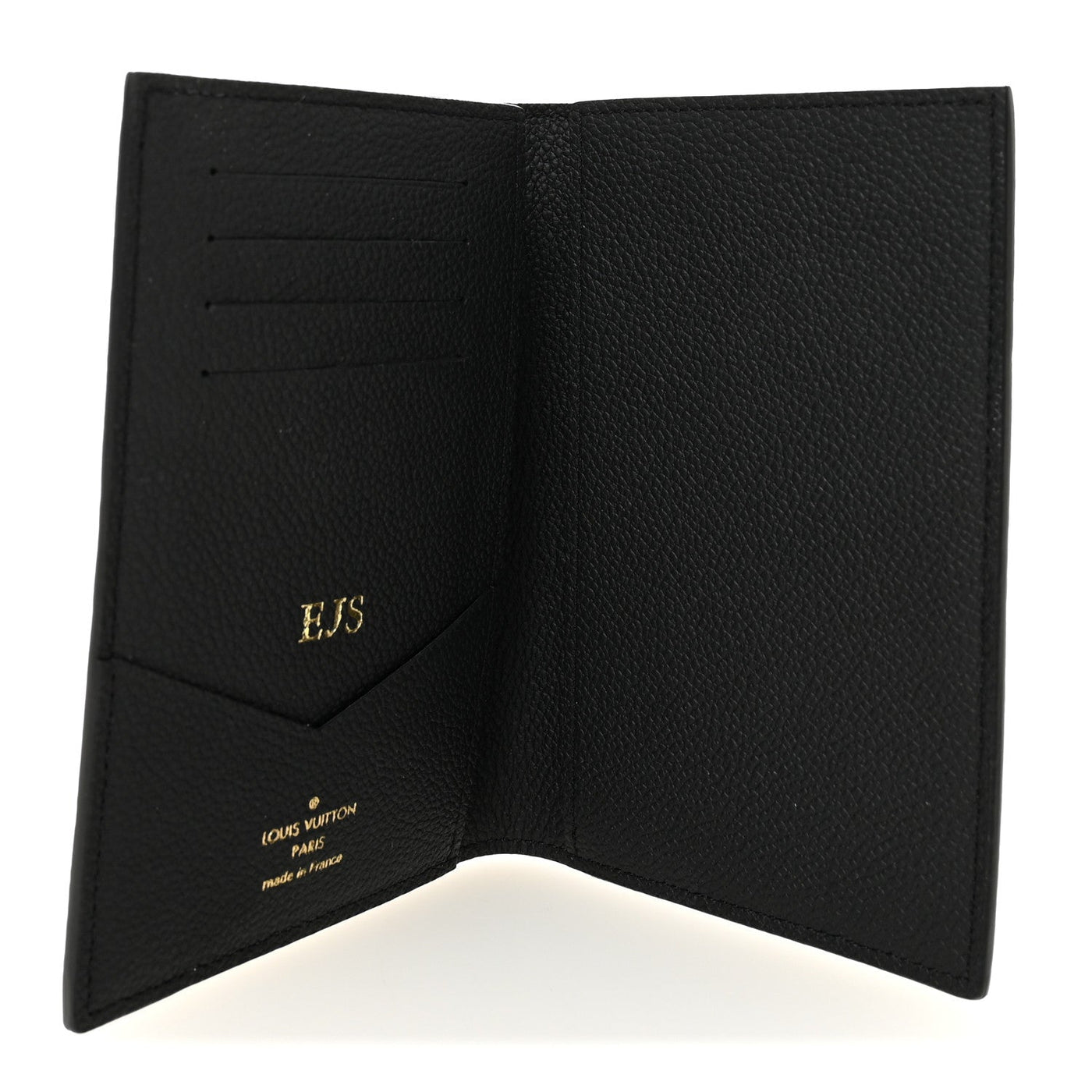 LOUIS VUITTON EMPREINTE MONOGRAM PASSPORT COVER BLACK
