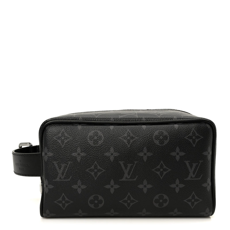 LOUIS VUITTON MONOGRAM ECLIPSE DOPP KIT TOILET POUCH