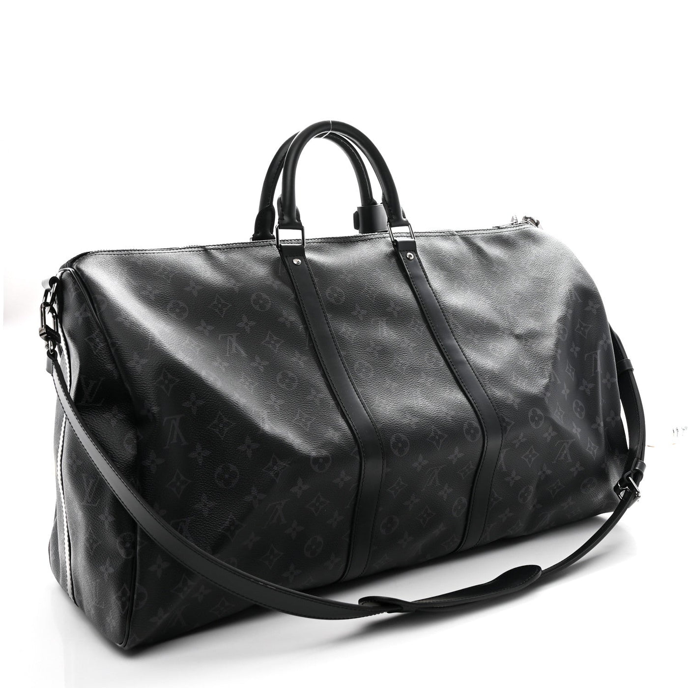 LOUIS VUITTON MONOGRAM ECLIPSE KEEPALL BANDOULIERE 55