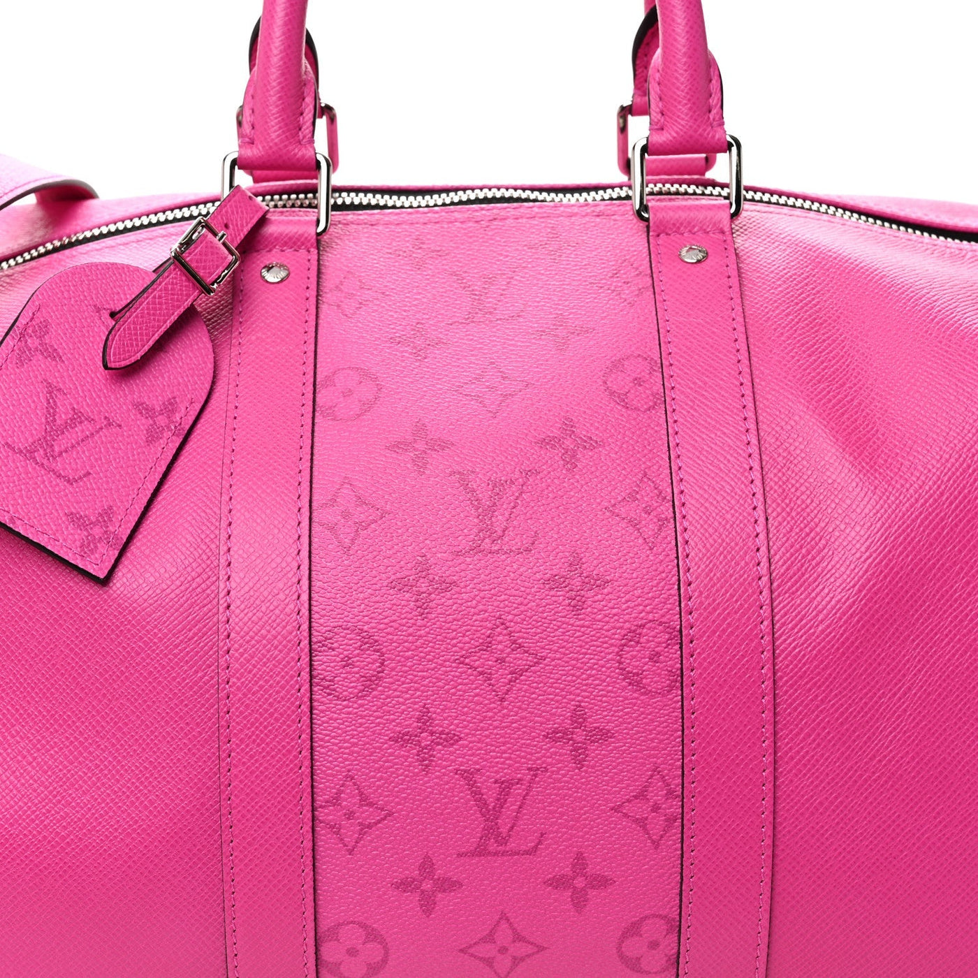 LOUIS VUITTON TAIGARAMA KEEPALL BANDOULIERE 50 FUCHSIA