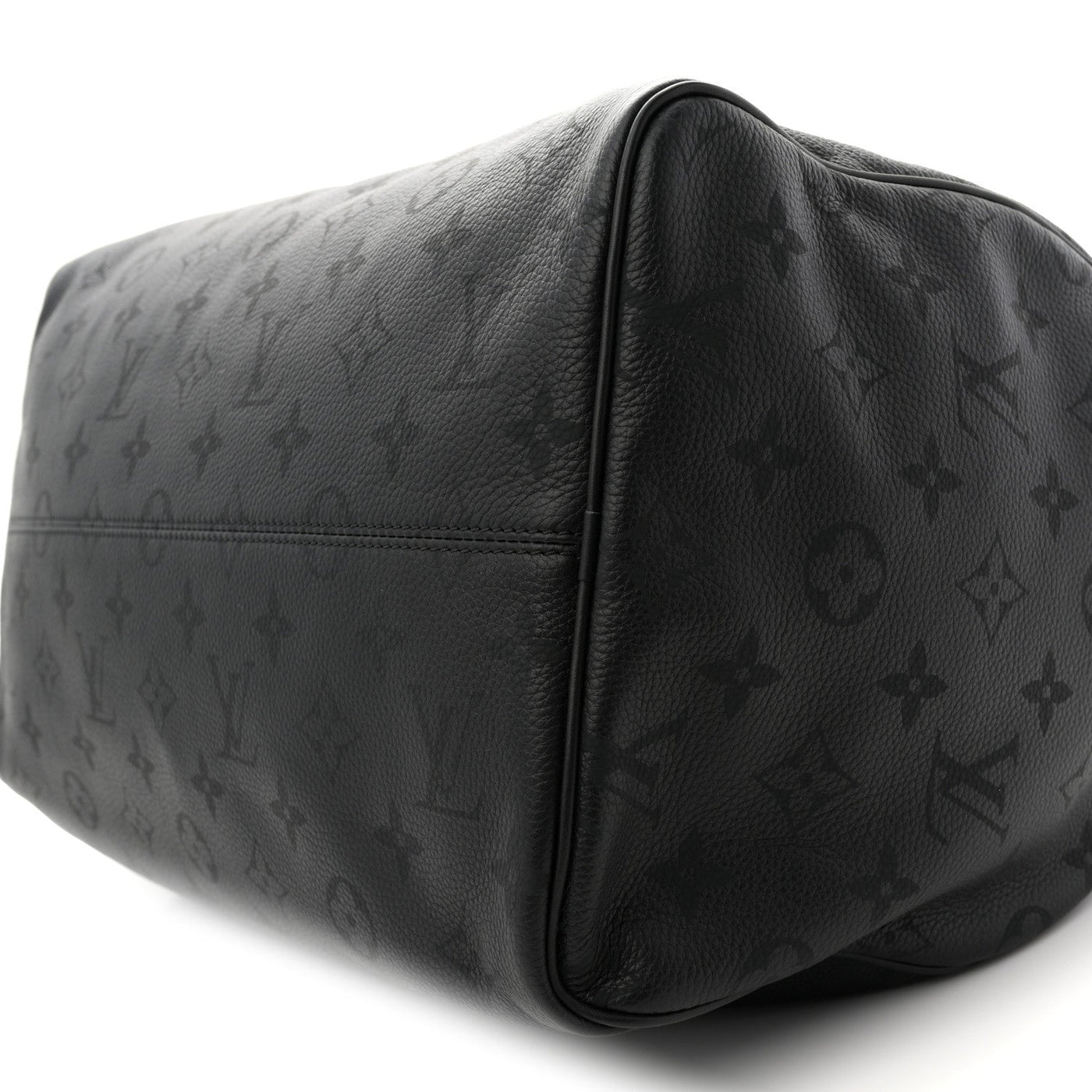 LOUIS VUITTON CALFSKIN MONOGRAM SPEEDY P9 BANDOULIERE 40 ULTRA BLACK