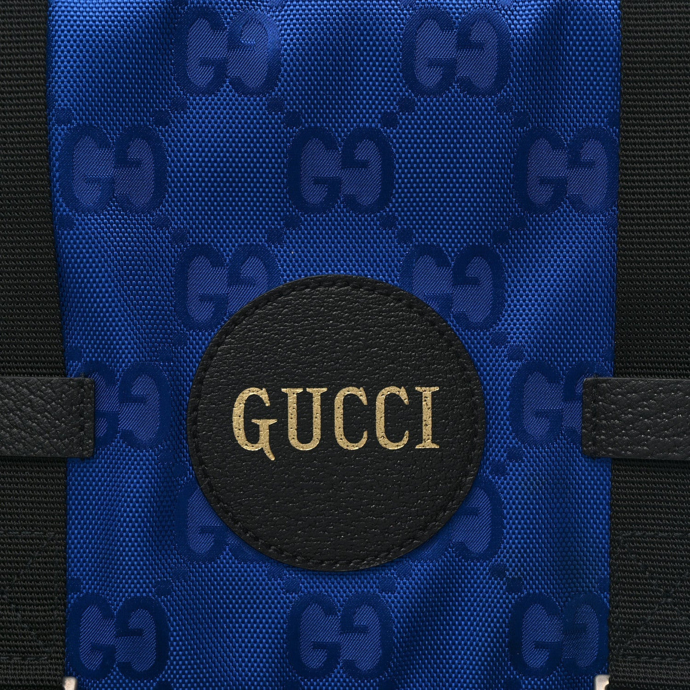 LOUIS VUITTON ECONYL NYLON MONOGRAM OFF THE GRID SUITCASE GUILTED BLUE BLACK