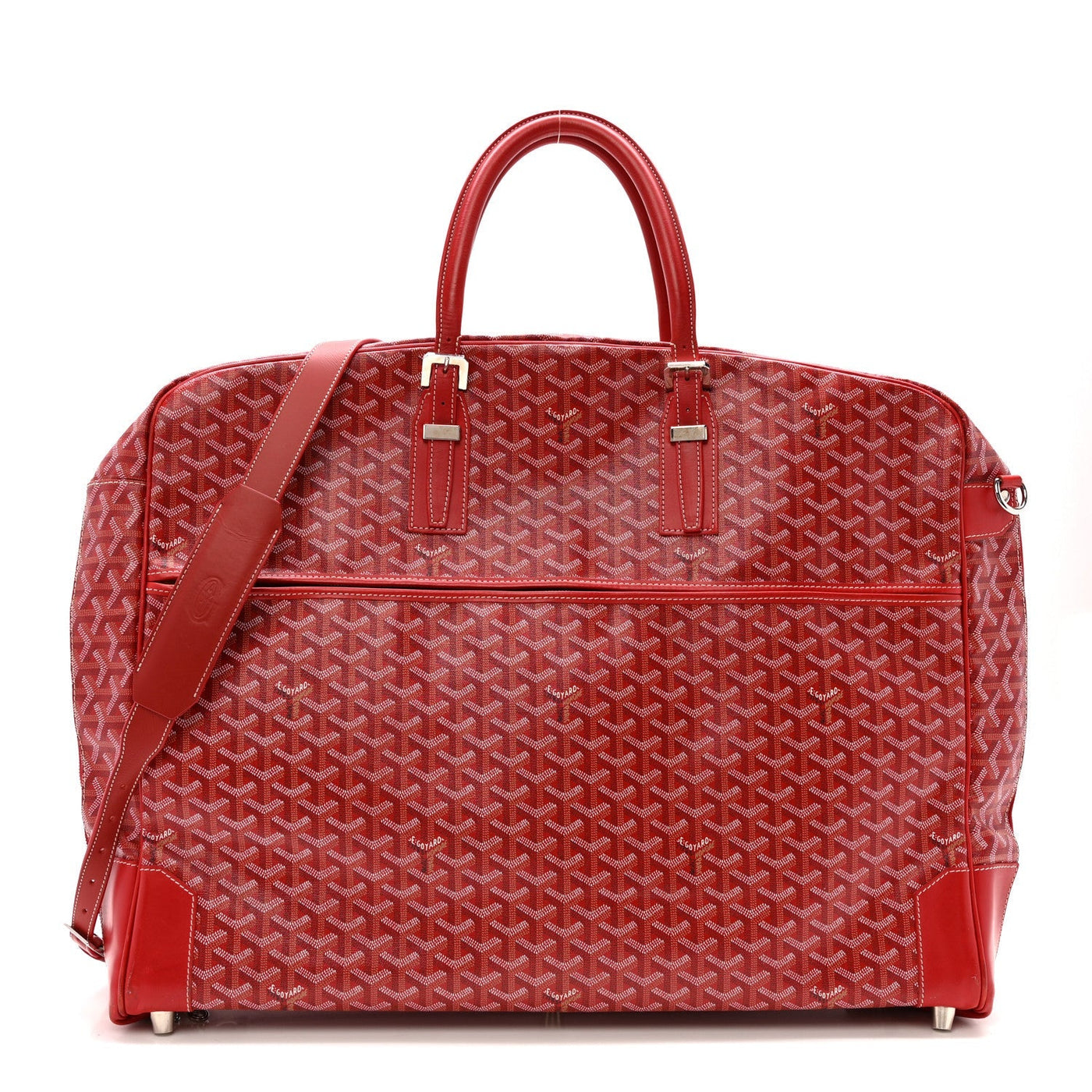 GOYARDINE PORTE-HABITS GARMENT BAG RED