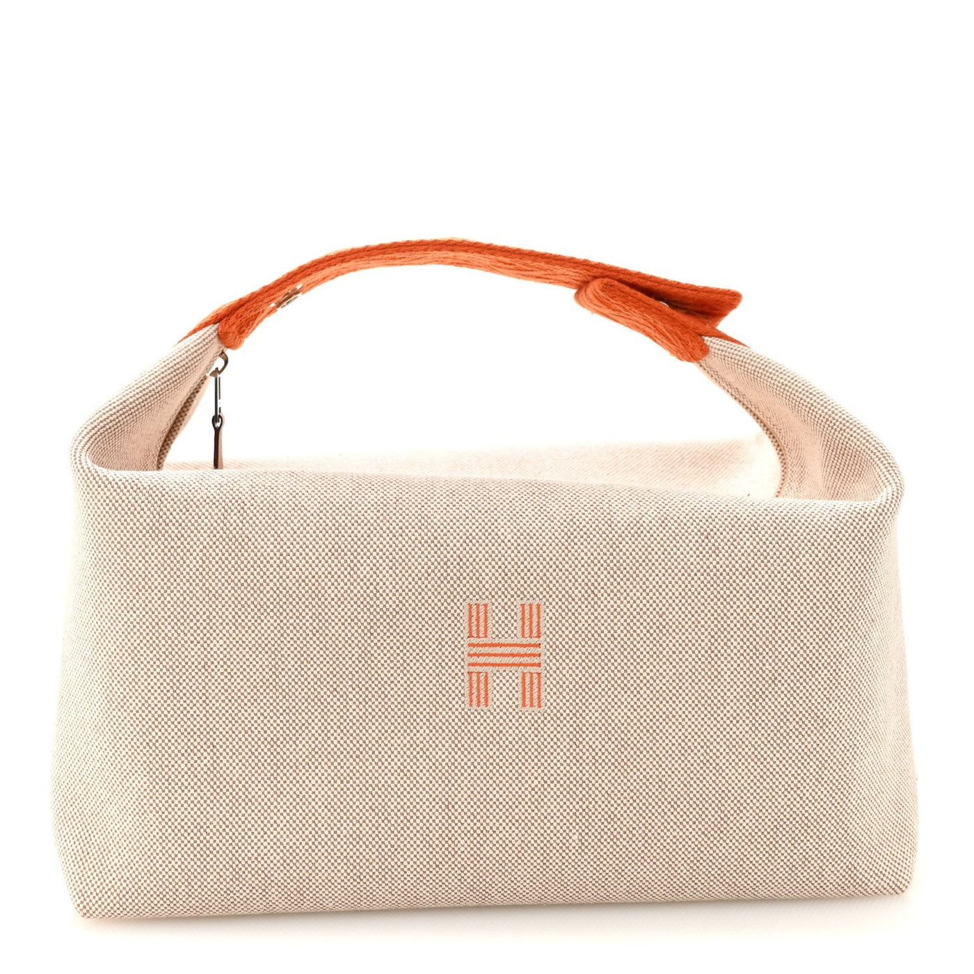 CANVAS LARGE BRIDE-A-BRAC POUCH NATURAL ORANGE