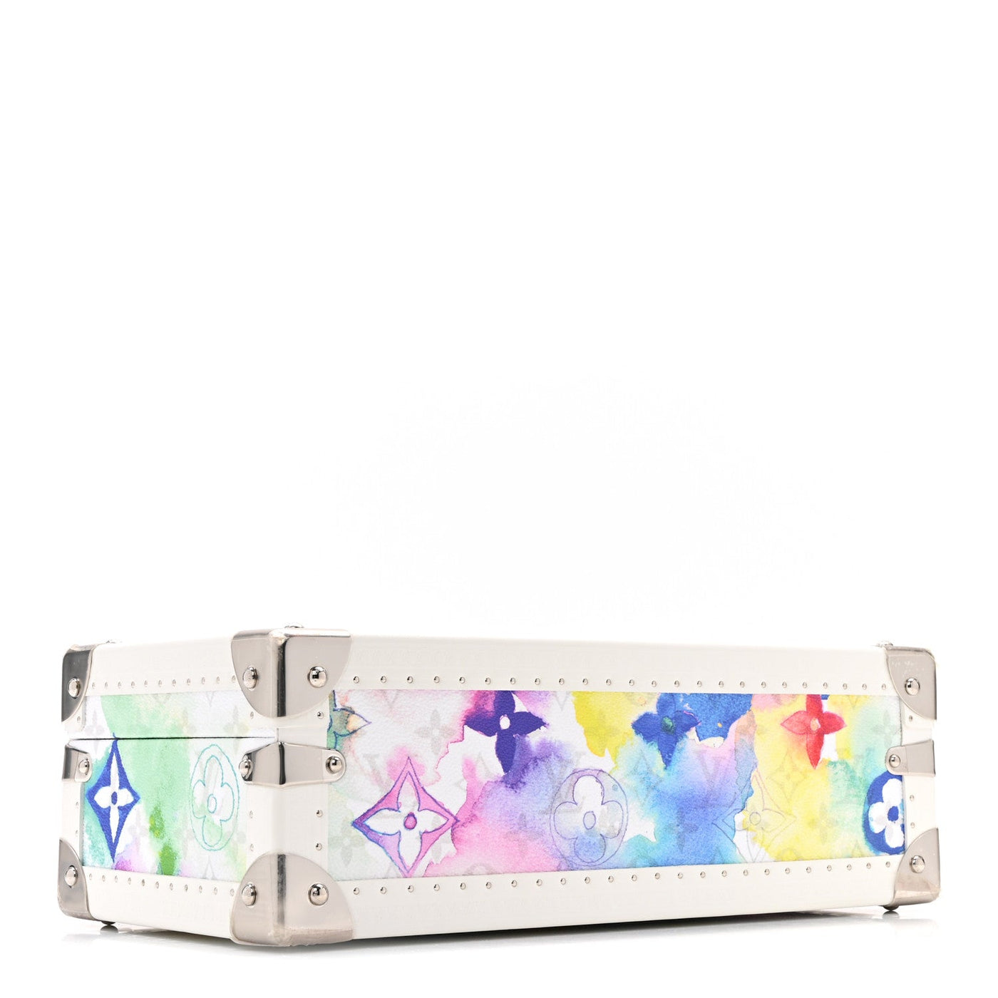 LOUIS VUITTON MONOGRAM WATERCOLOR COFFRET 8 WATCH CASE MULTICOLOR