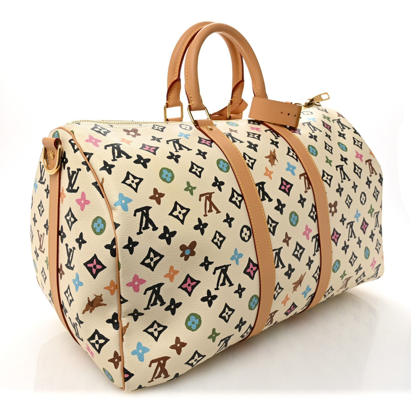 LOUIS VUITTON MONOGRAM CRAGGY KEEPALL BANDOULIERE 45 VANILLA