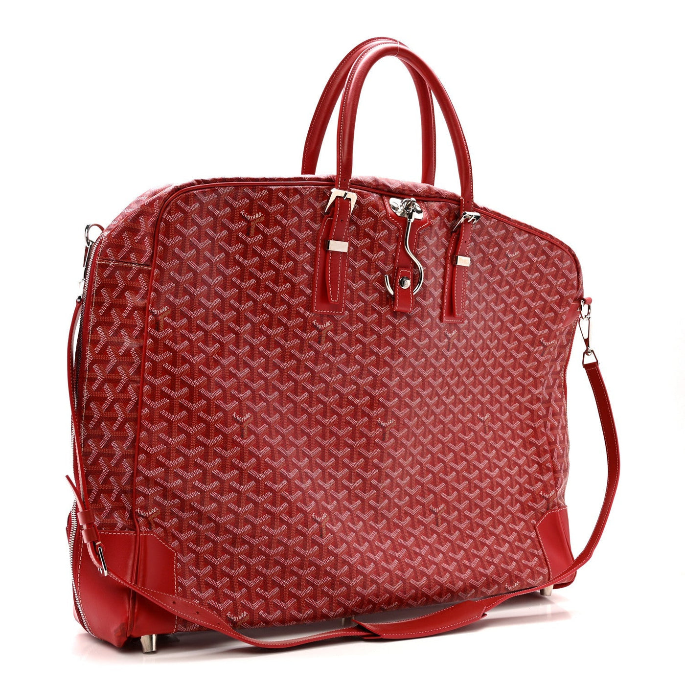 GOYARDINE PORTE-HABITS GARMENT BAG RED
