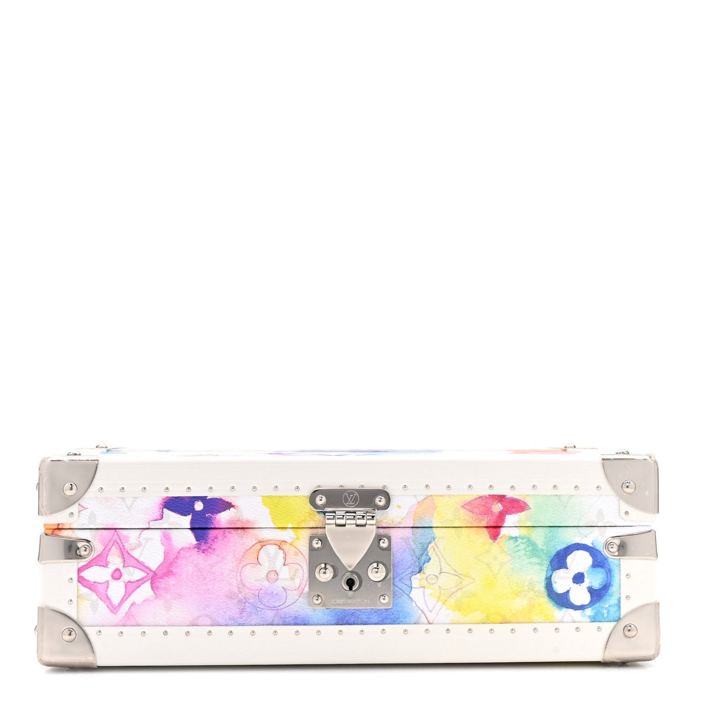 LOUIS VUITTON MONOGRAM WATERCOLOR COFFRET 8 WATCH CASE MULTICOLOR