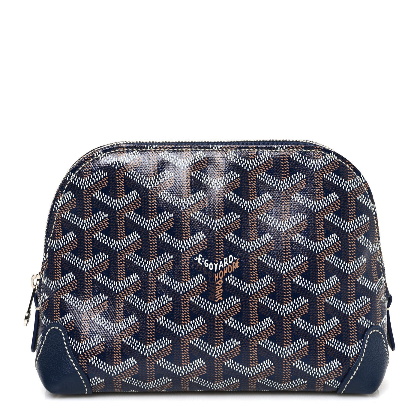 GOYARDINE VENDOME TOILETRY POUCH NAVY