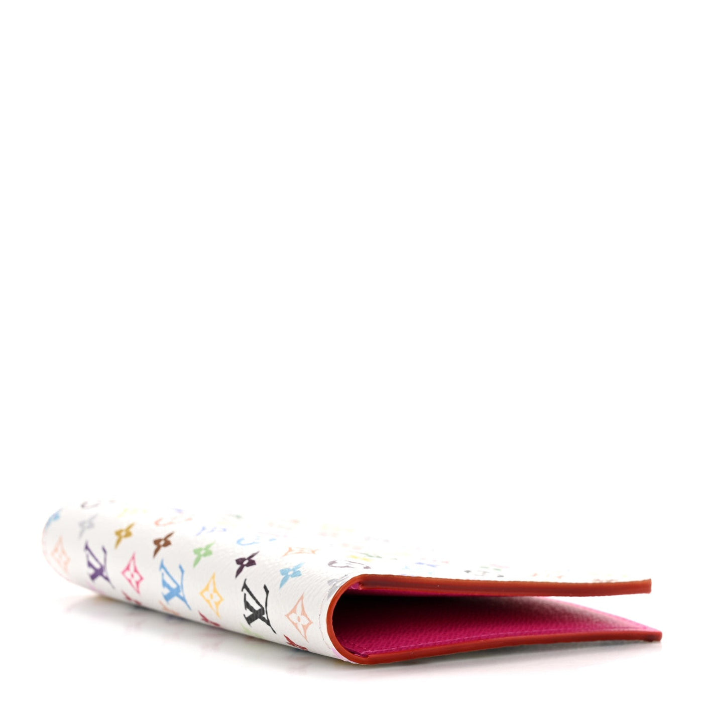 LV X TM MONOGRAM MULTICOLOR PASSPORT COVER WHITE