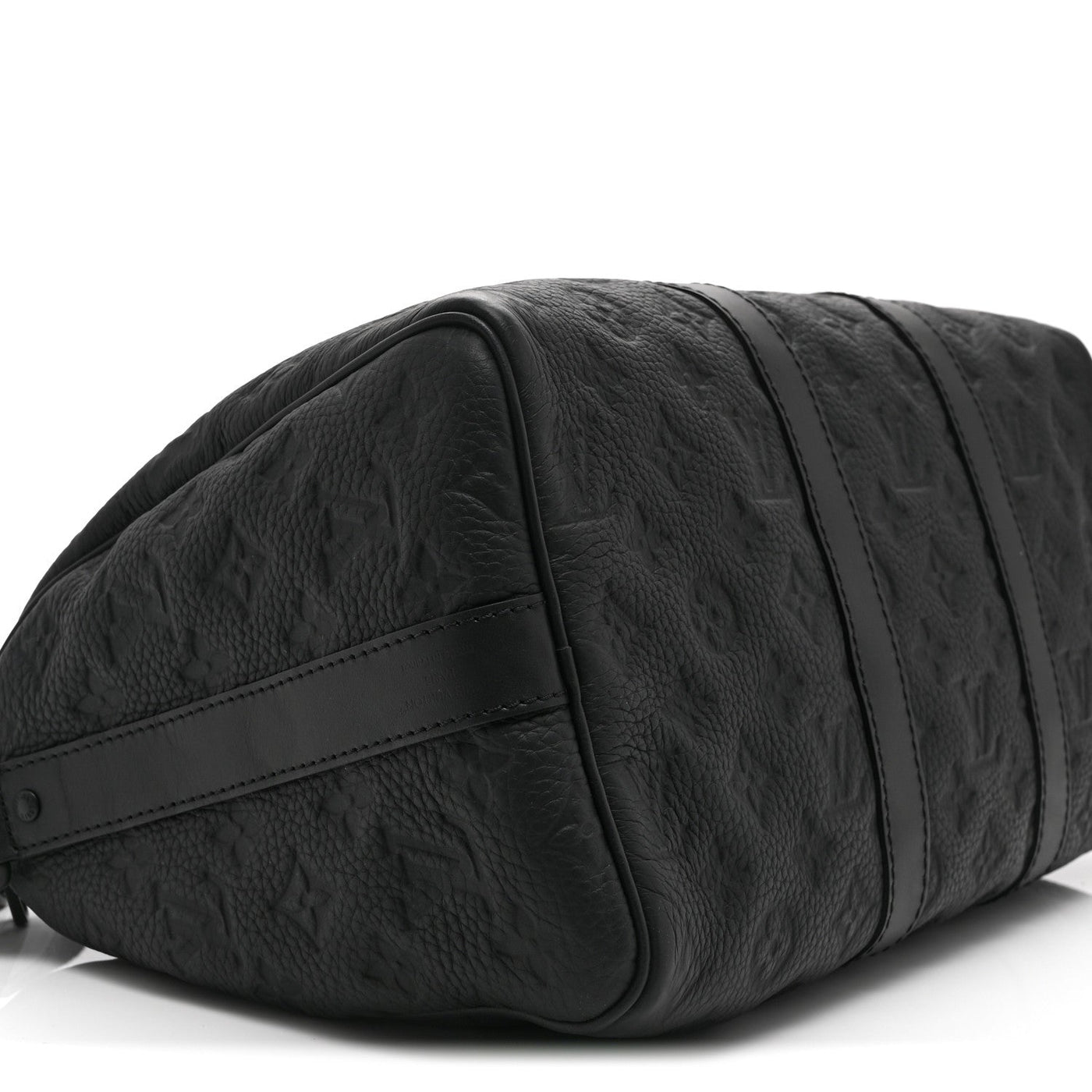 LOUIS VUITTON MONOGRAM TAURILLON KEEPALL BANDOULIERE 35 BLACK