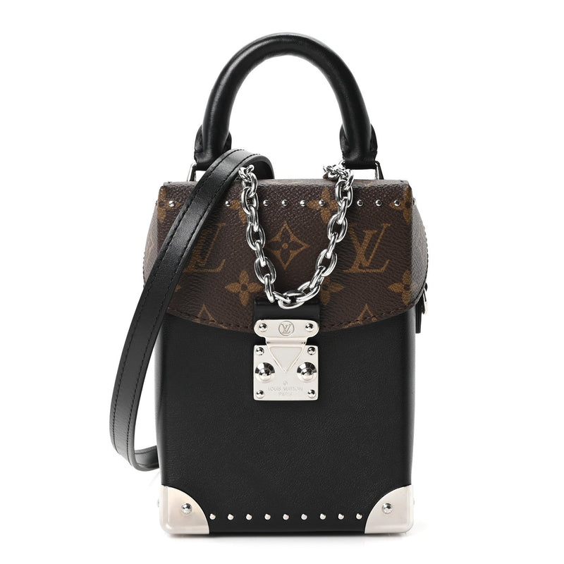LOUIS VUITTON CALFSKIN MONOGRAM CAMERA BOX VIBE BLACK