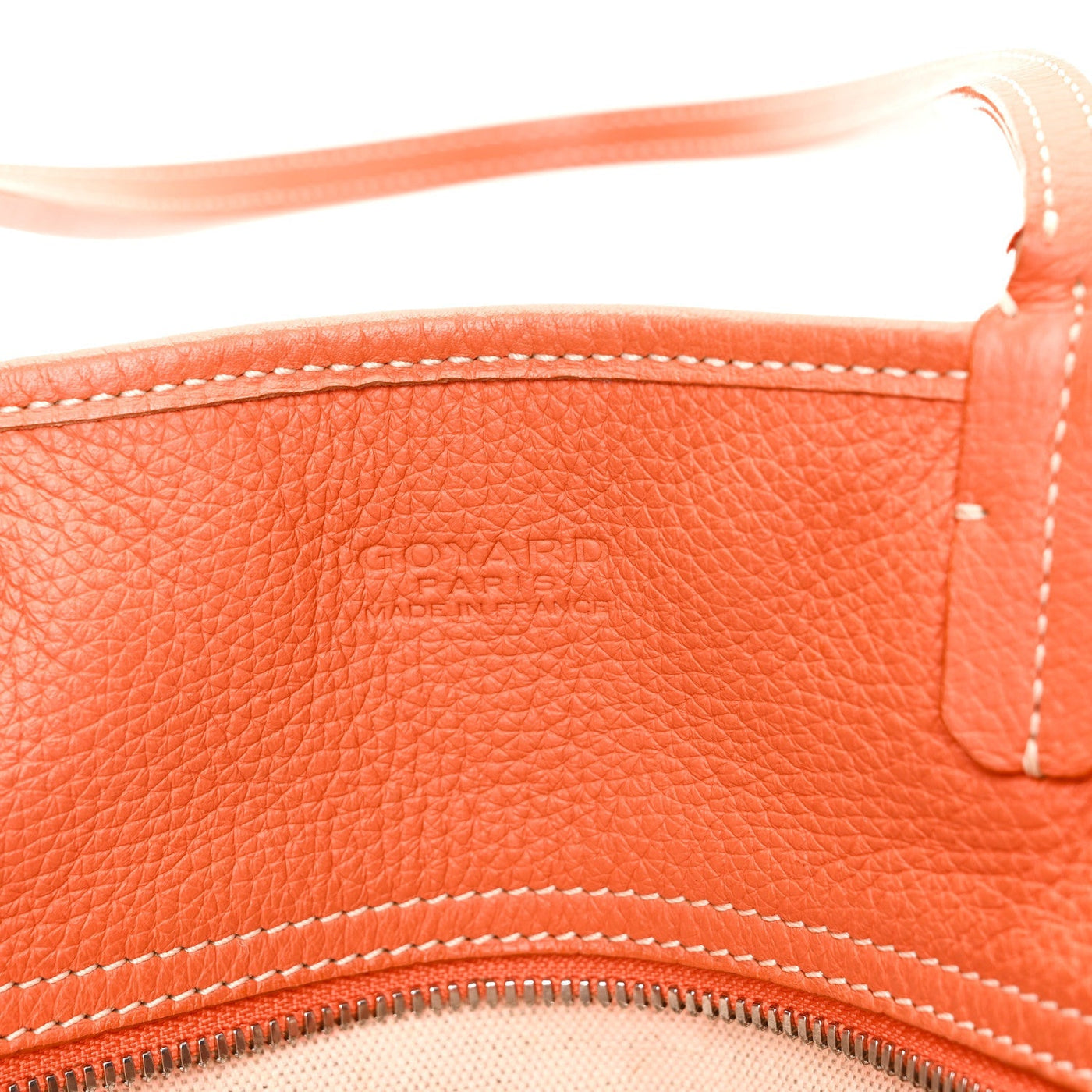GOYARDINE SAC HARDY PET CARRIER PM ORANGE