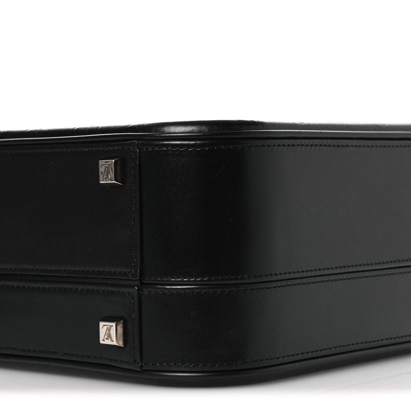 LOUIS VUITTON MONOGRAM GLACE VALISETTE MM BLACK