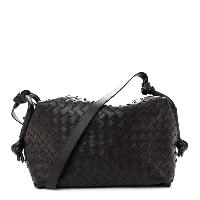 BOTTEGA VENETA NAPPA INTRECCIATO MEDIUM LOOP WEEKENDER BAG FONDANT
