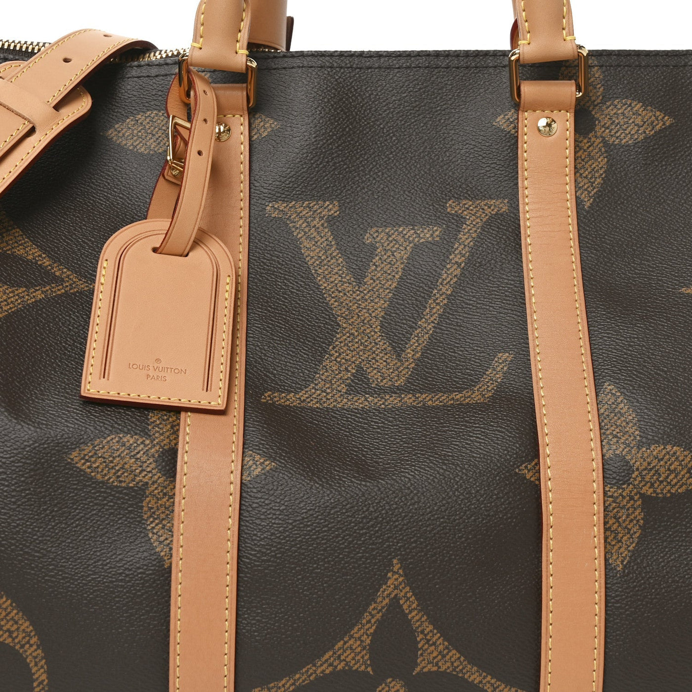LOUIS VUITTON REVERSE MONOGRAM GIANT KEEPALL BANDOULIERE 50