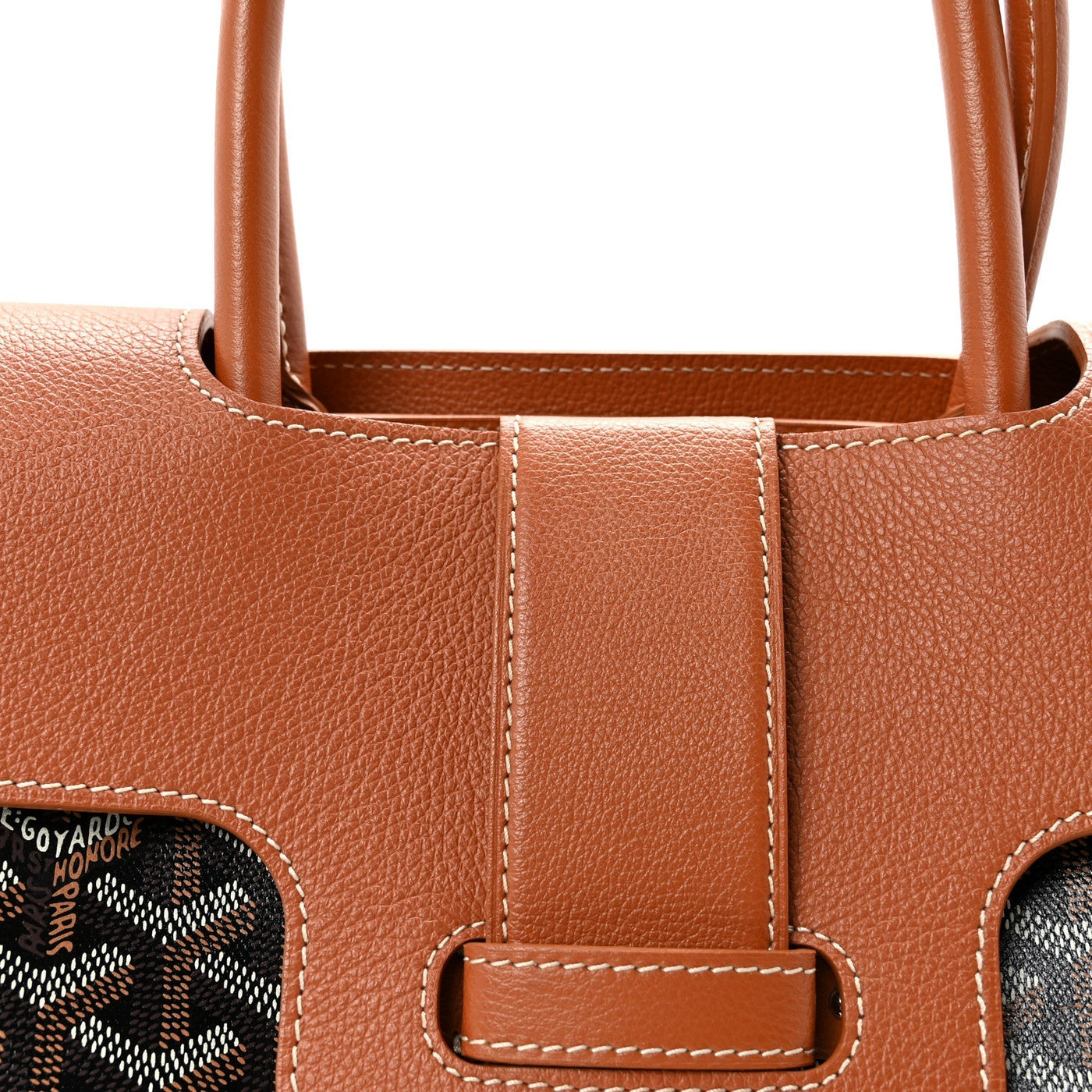 GOYARDINE SAIGON TOTE BLACK GOLD