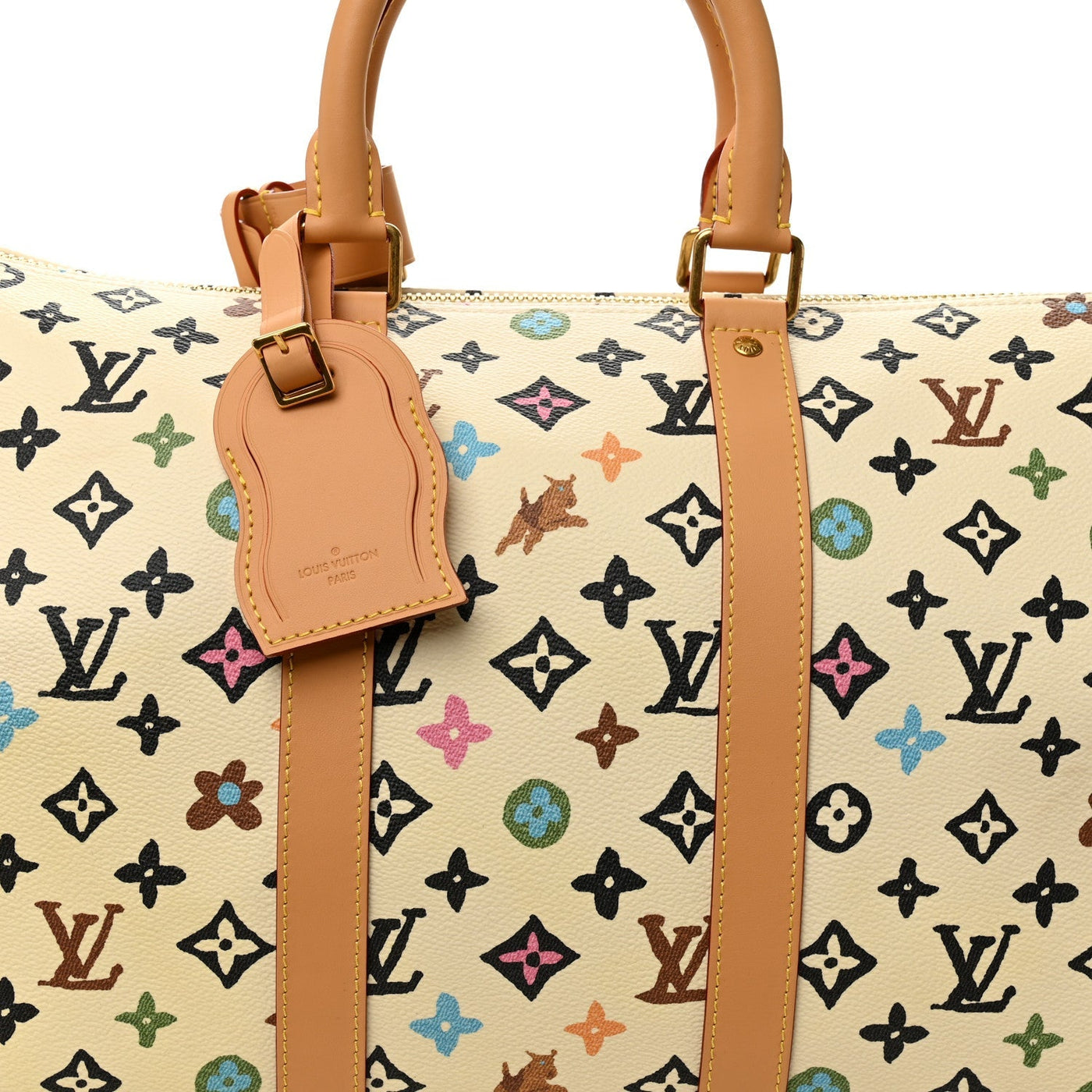 LOUIS VUITTON MONOGRAM CRAGGY KEEPALL BANDOULIERE 45 VANILLA