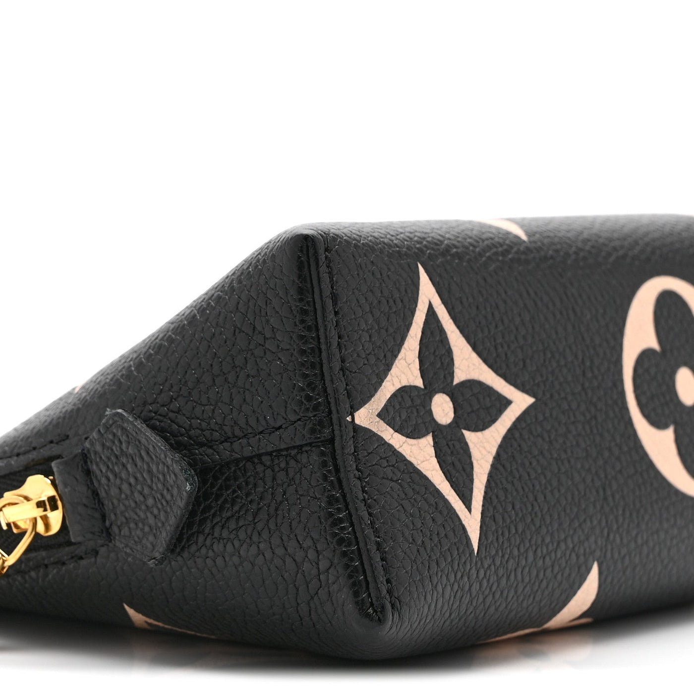 LOUIS VUITTON EMPREINTE MONOGRAM GIANT COSMETIC POUCH BLACK BEIGE