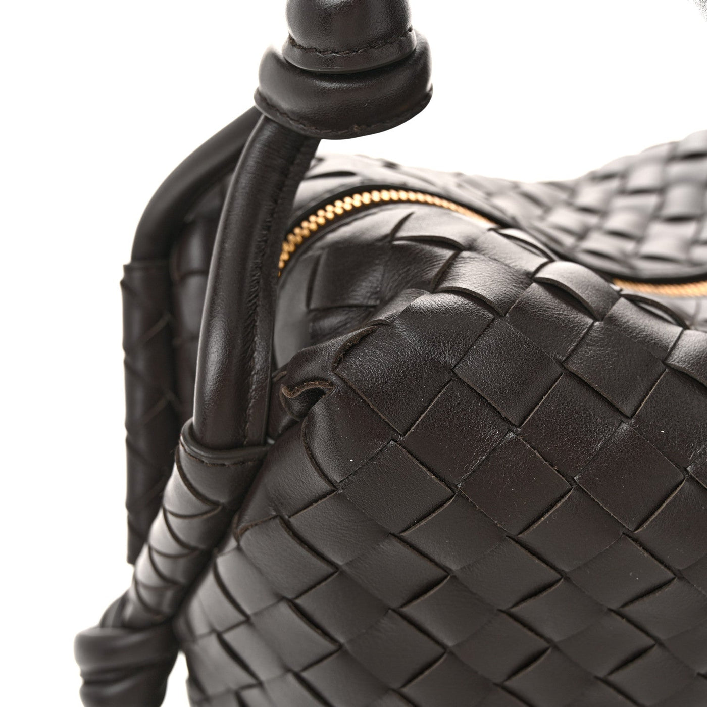 BOTTEGA VENETA NAPPA INTRECCIATO MEDIUM LOOP WEEKENDER BAG FONDANT