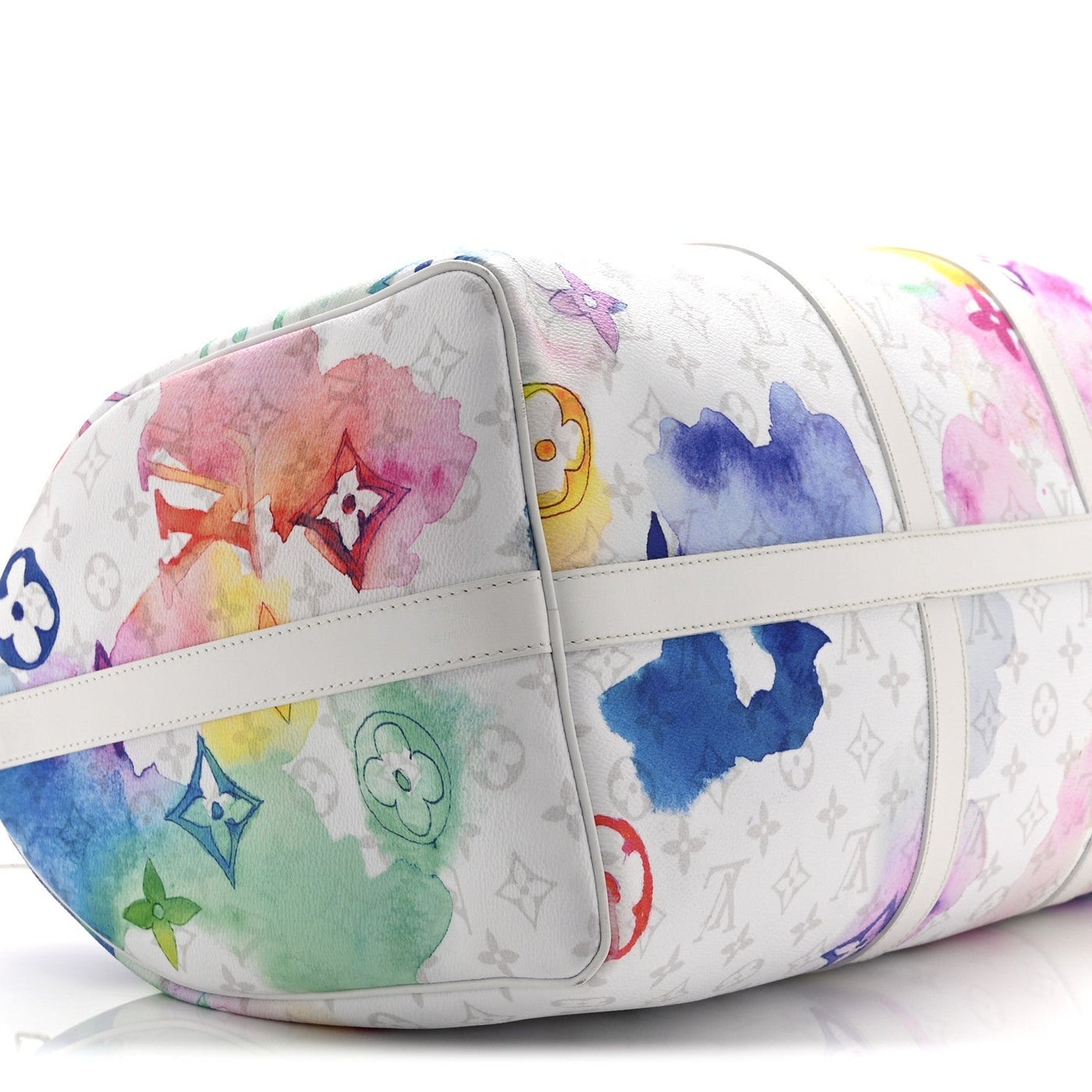 LOUIS VUITTON MONOGRAM WATERCOLOR KEEPALL BANDOULIERE 50 MULTICOLOR