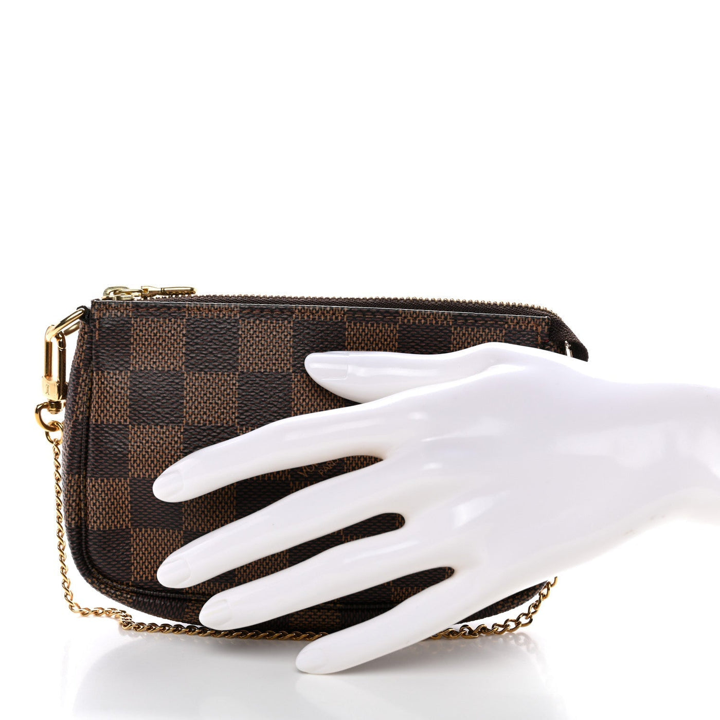 LOUIS VUITTON DAMIER EBENE MINI POCHETTE ACCESSORIES