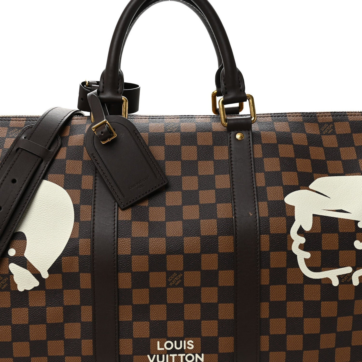 LOUIS VUITTON X NIGO DAMIER PHRIENDSHIP KEEPALL BANDOULIERE 50