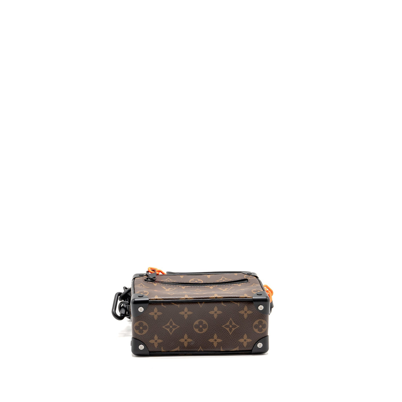 LOUIS VUITTON MINI SOFT TRUNK MONOGRAM CANVAS MARA-BLACK/ORANGE HARDWARE