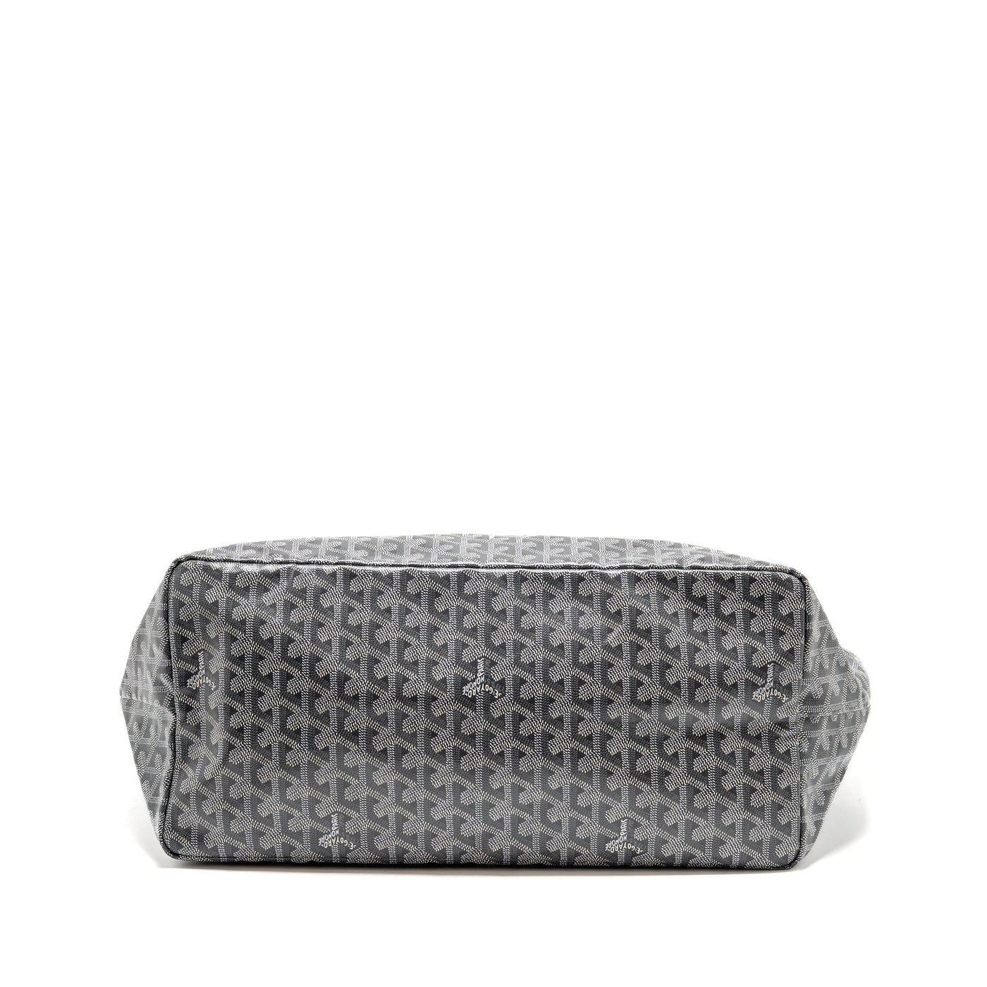 GOYARD SAINT LOUIS GM TOTE BAG GOYARDINE CANVAS / LEATHER GREY