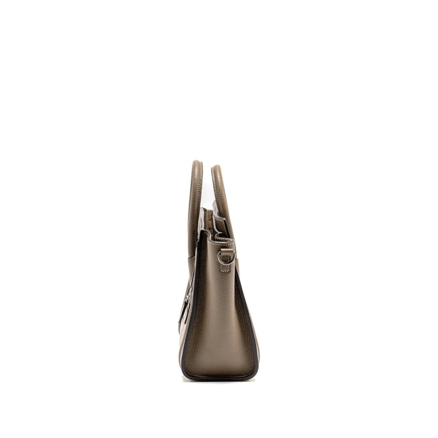 CELINE NANO LUGGAGE BAG CALFSKIN GREY SHW