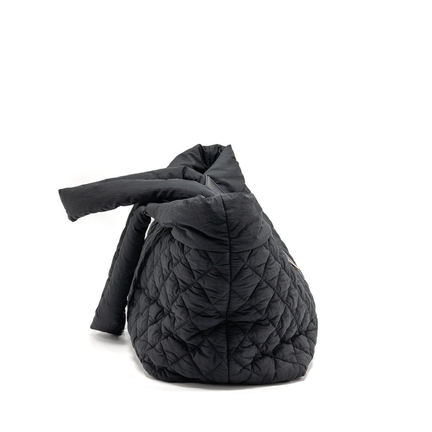 CHANEL COCOON TRAVEL TOTE BAG NYLON/CANVAS BLACK SHW