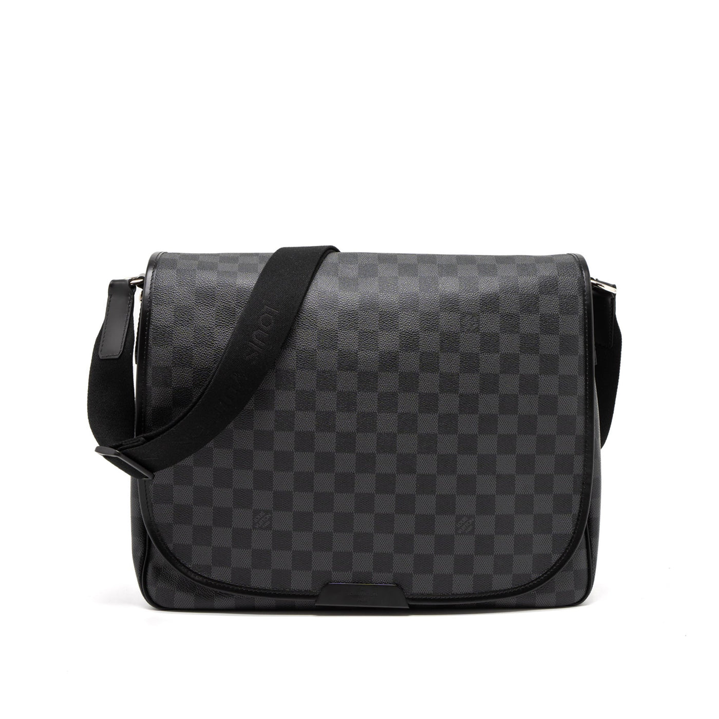 LOUIS VUITTON LARGE MESSENGER BAG DAMIER GRAPHITE CANVAS SHW