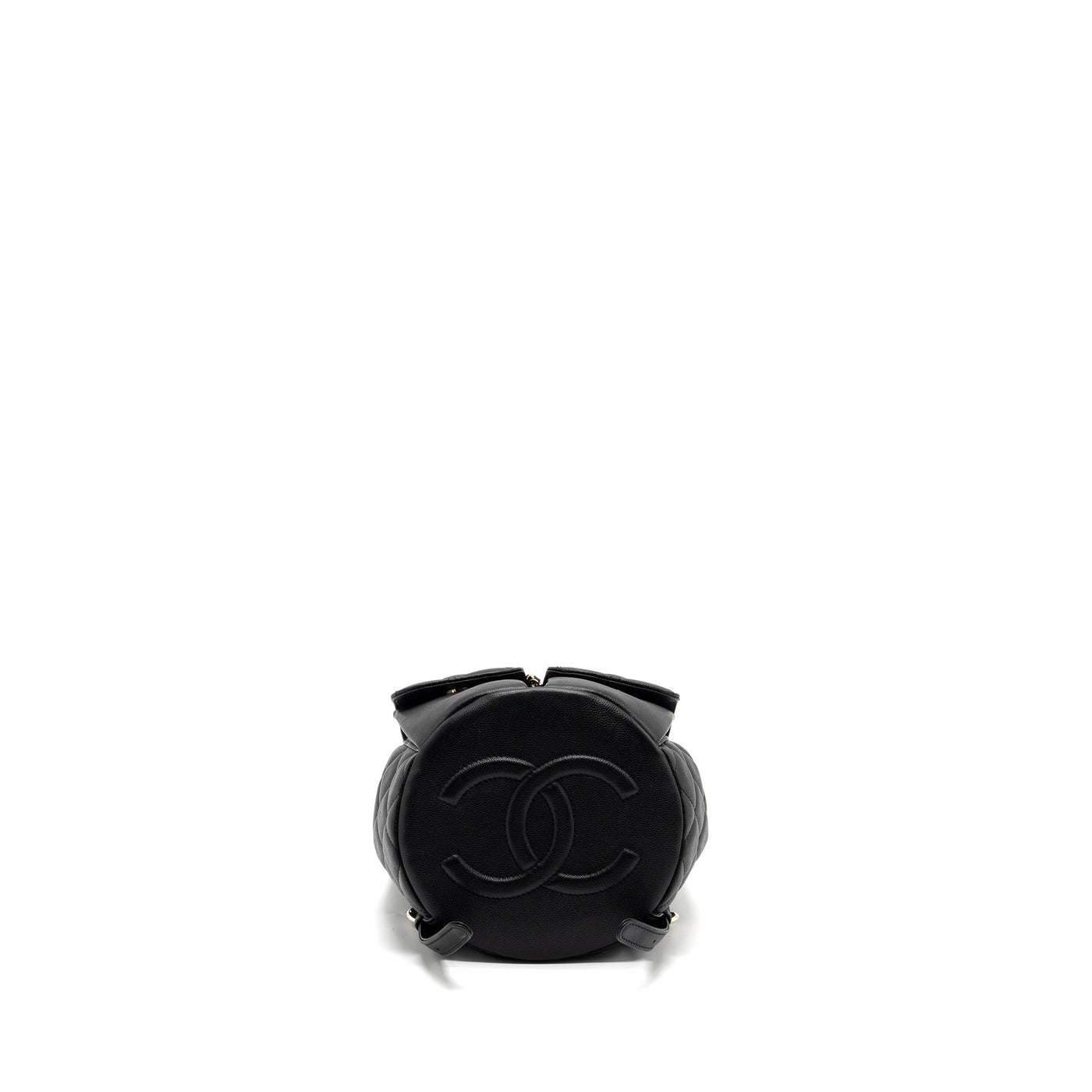 CHANEL 22S MINI BACKPACK CAVIAR BLACK LGHW(MICROCHIP)