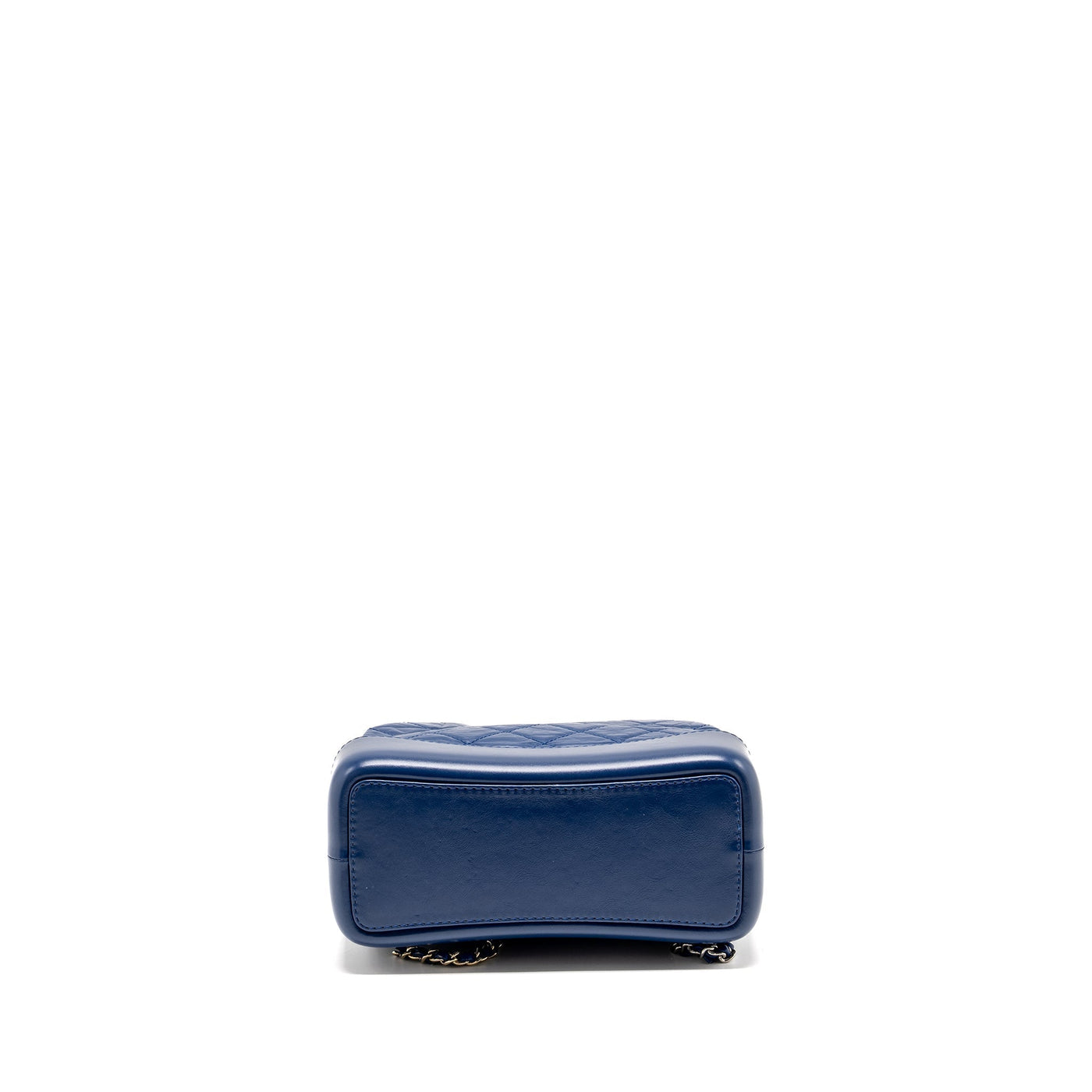 CHANEL GABRIELLE BACKPACK AGED CALFSKIN BLUE MULTICOLOUR HARDWARE
