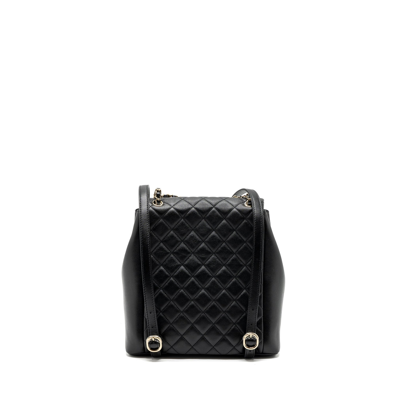 CHANEL 23A TRIPLE PACK BACKPACK CALFSKIN BLACK LGHW (MICROCHIP)
