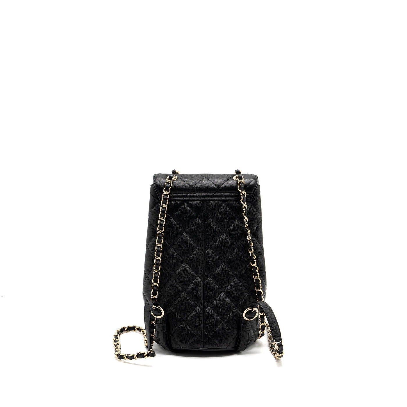 CHANEL 22S MINI BACKPACK CAVIAR BLACK LGHW(MICROCHIP)