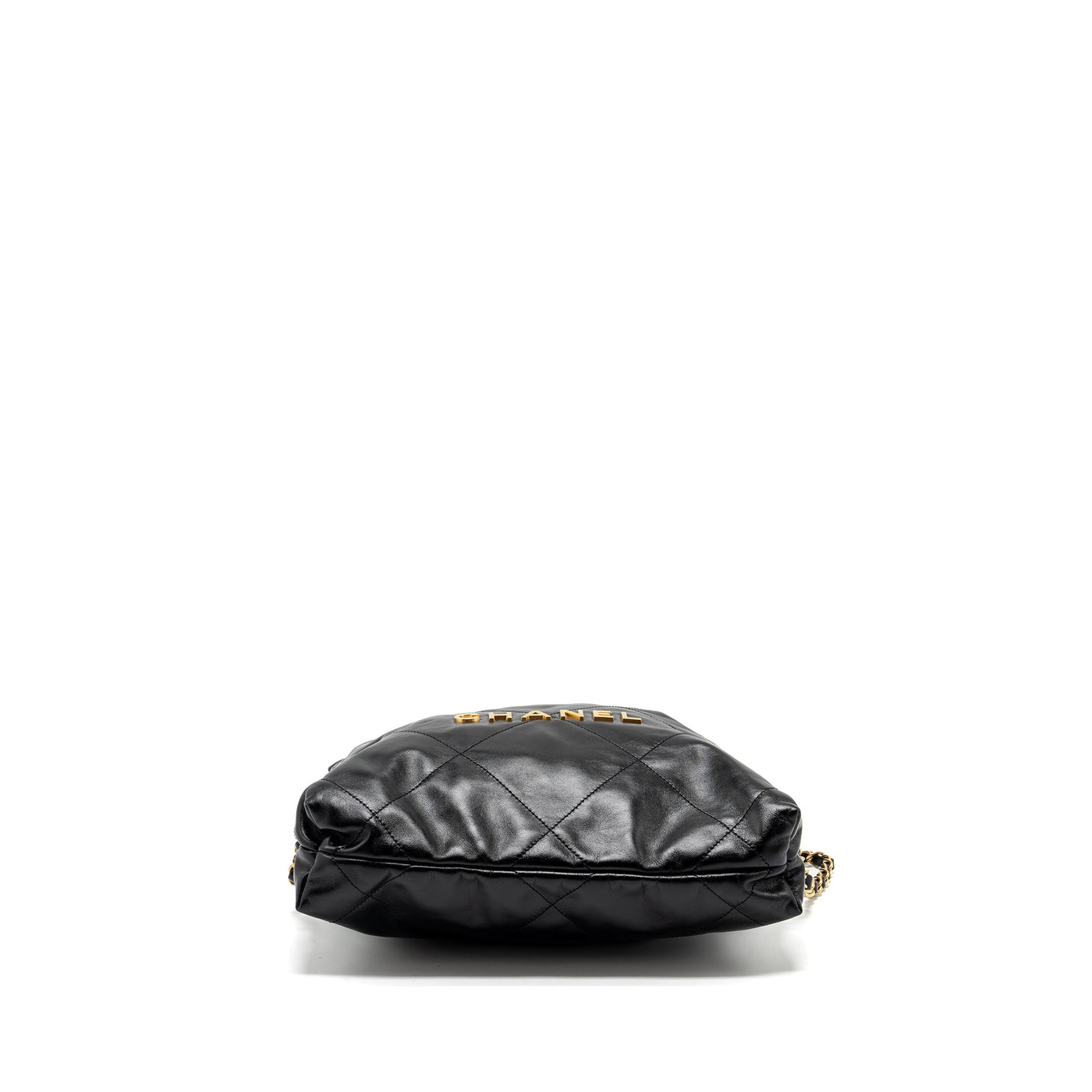 CHANEL 22 BACKPACK SHINY CALFSKIN  BLACK GHW (MICROCHIP)