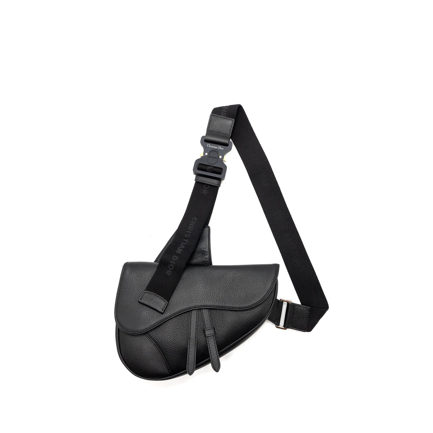 DIOR HOMME SADDLE BAG CALFSKIN BLACK SHW