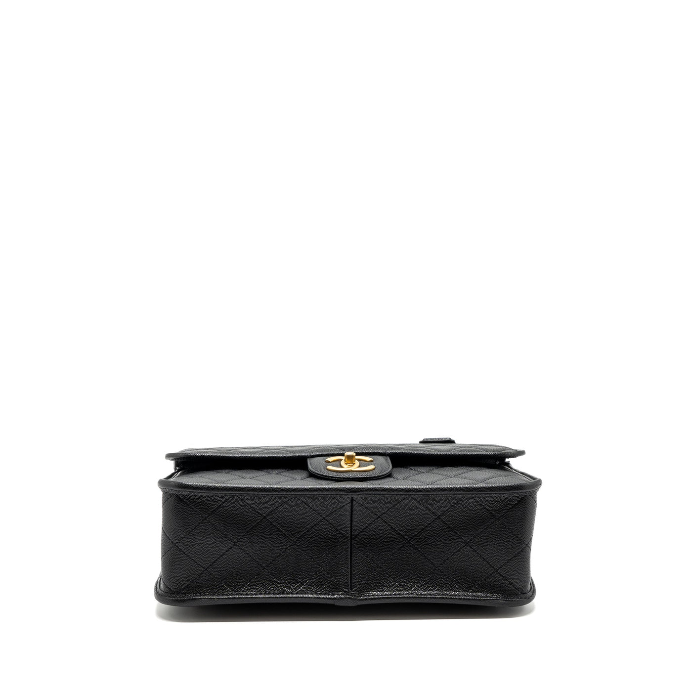 CHANEL 22K LARGE BACKPACK CAVIAR BLACK GHW(MICROCHIP)