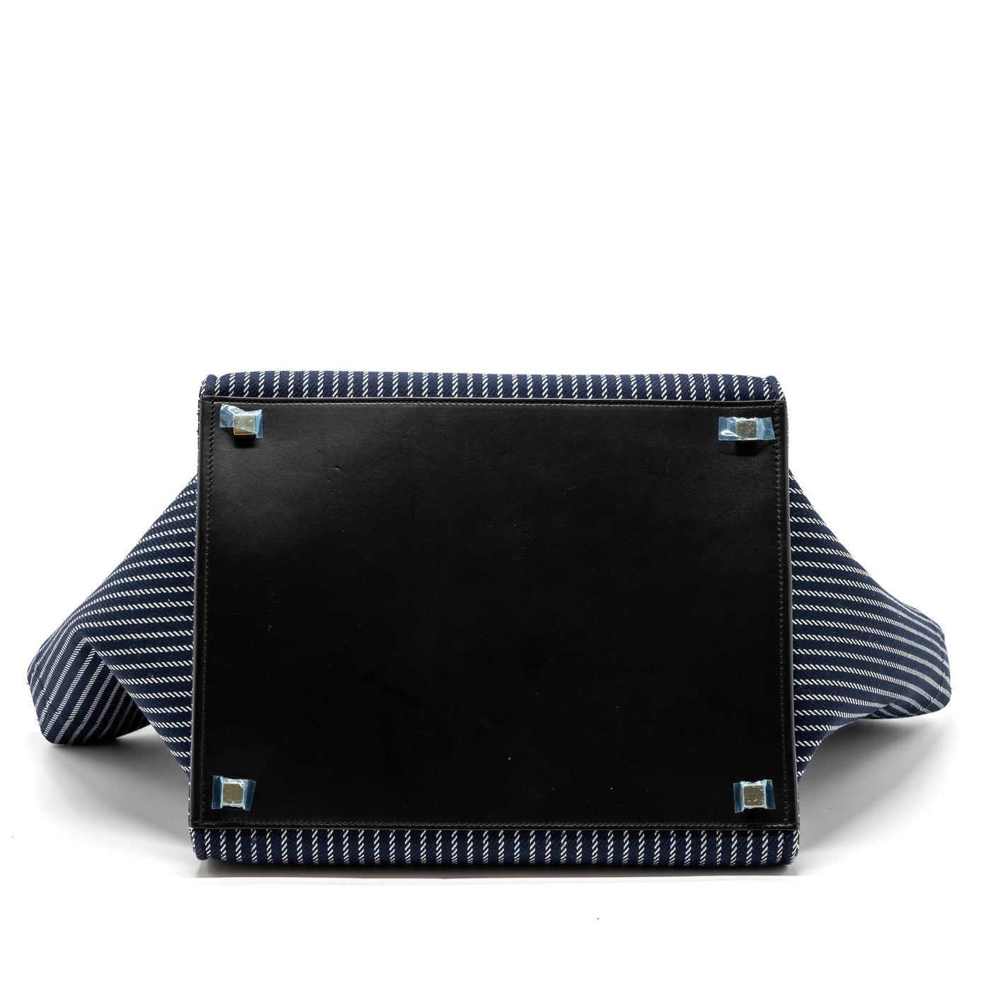CELINE PHANTOM LUGGAGE BAG CANVAS /  LEATHER DARK BLUE / BLACK GHW