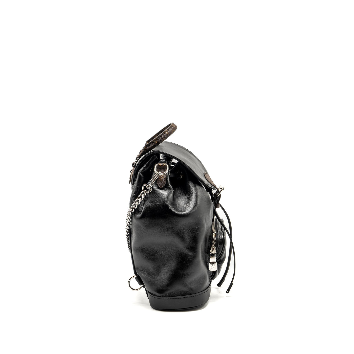 LOUIS VUITTON MONTSOURIS BACKPACK PM LAMBSKIN BLACK SHW