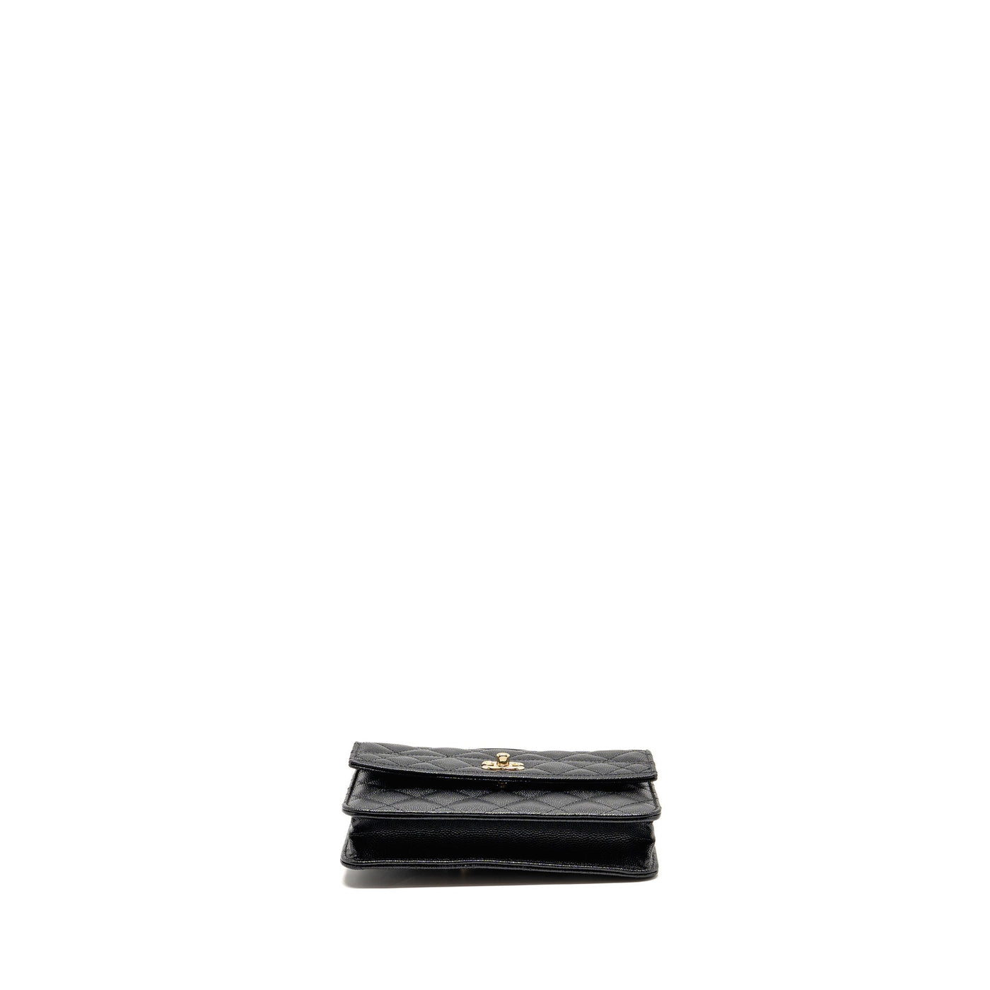 CHANEL 25C QUILTED CC TOP HANDLE MINI BACKPACK CAVIAR BLACK LGHW (MICROCHIP)